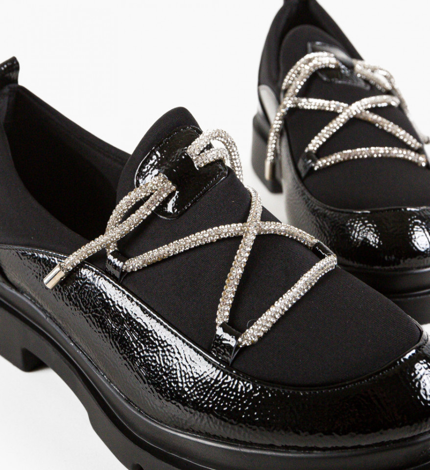 Pantofi Casual dama Stayli Negri - Img 4