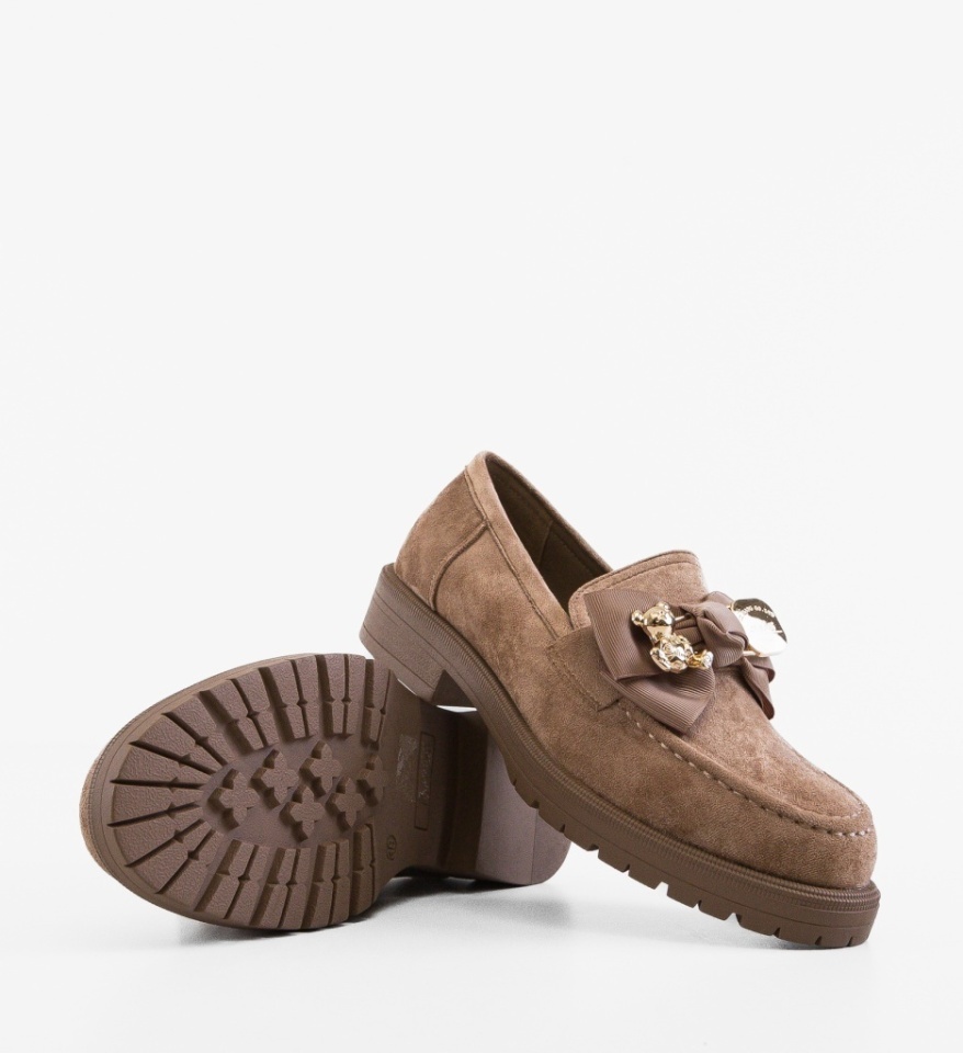 Pantofi casual dama Ster Khaki - Img 2