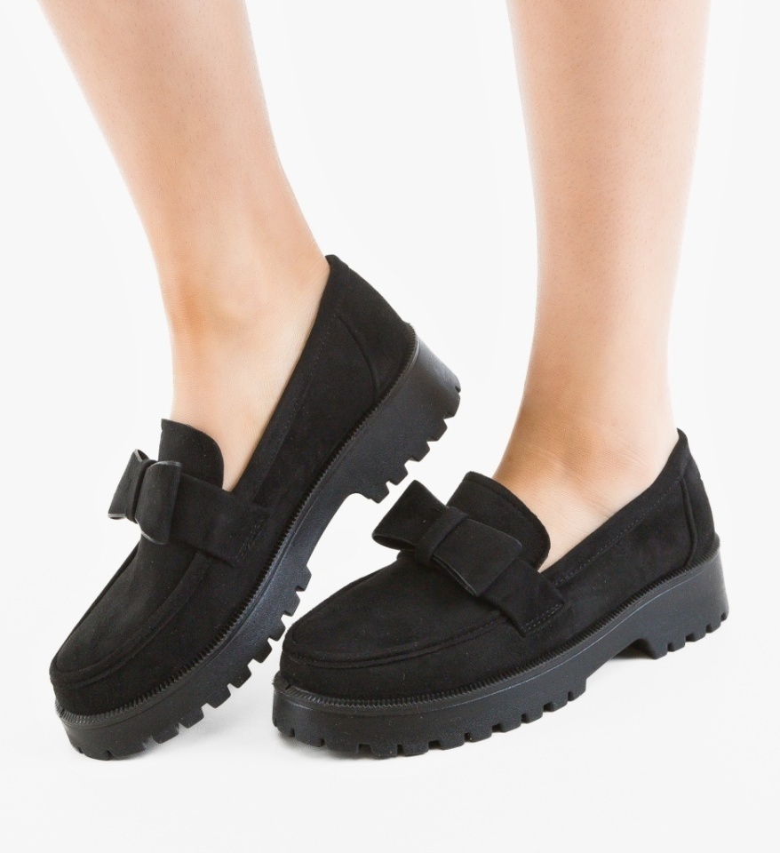 Pantofi casual dama Tyrewn Negri 2 - Img 5