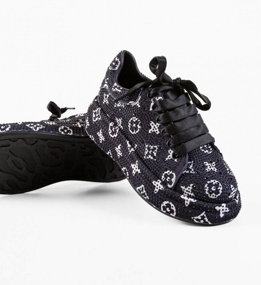 Pantofi Casual dama Urssy Negri - Img 2