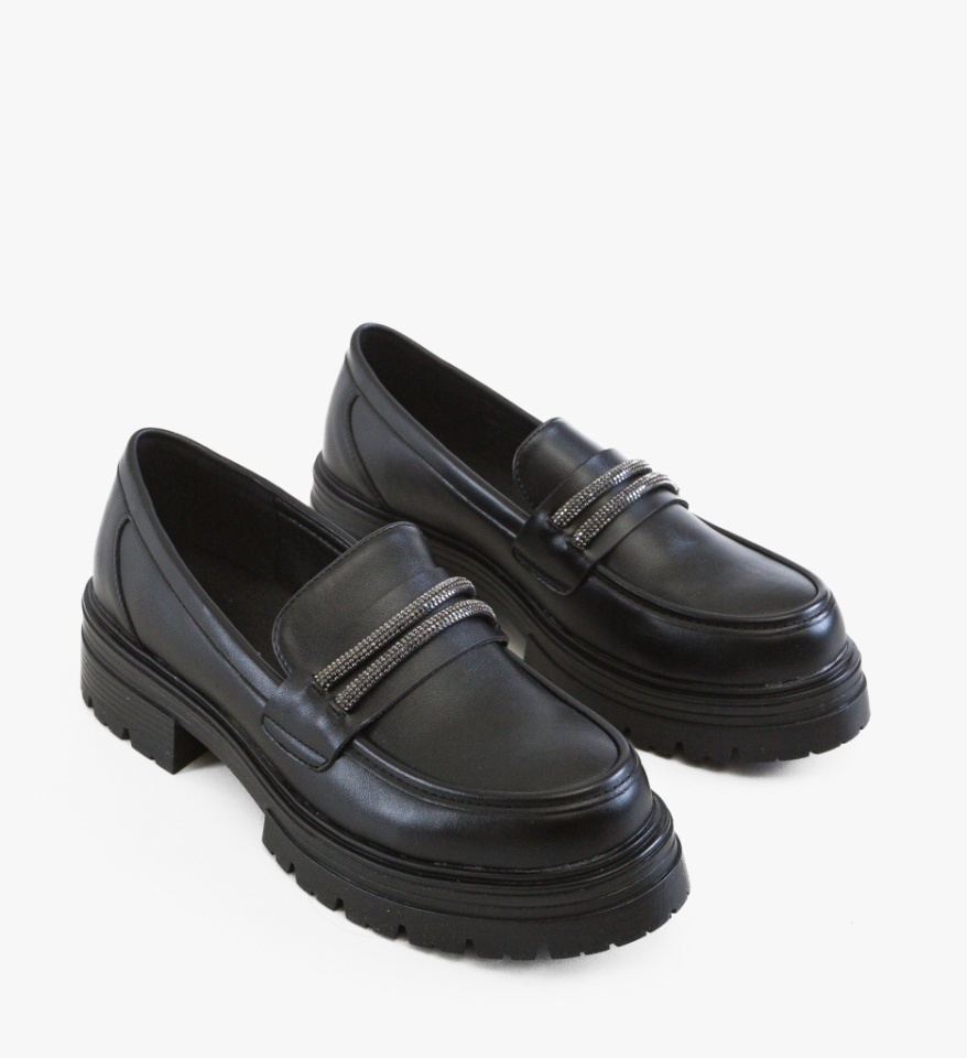 Pantofi casual dama Uster Negri - Img 2
