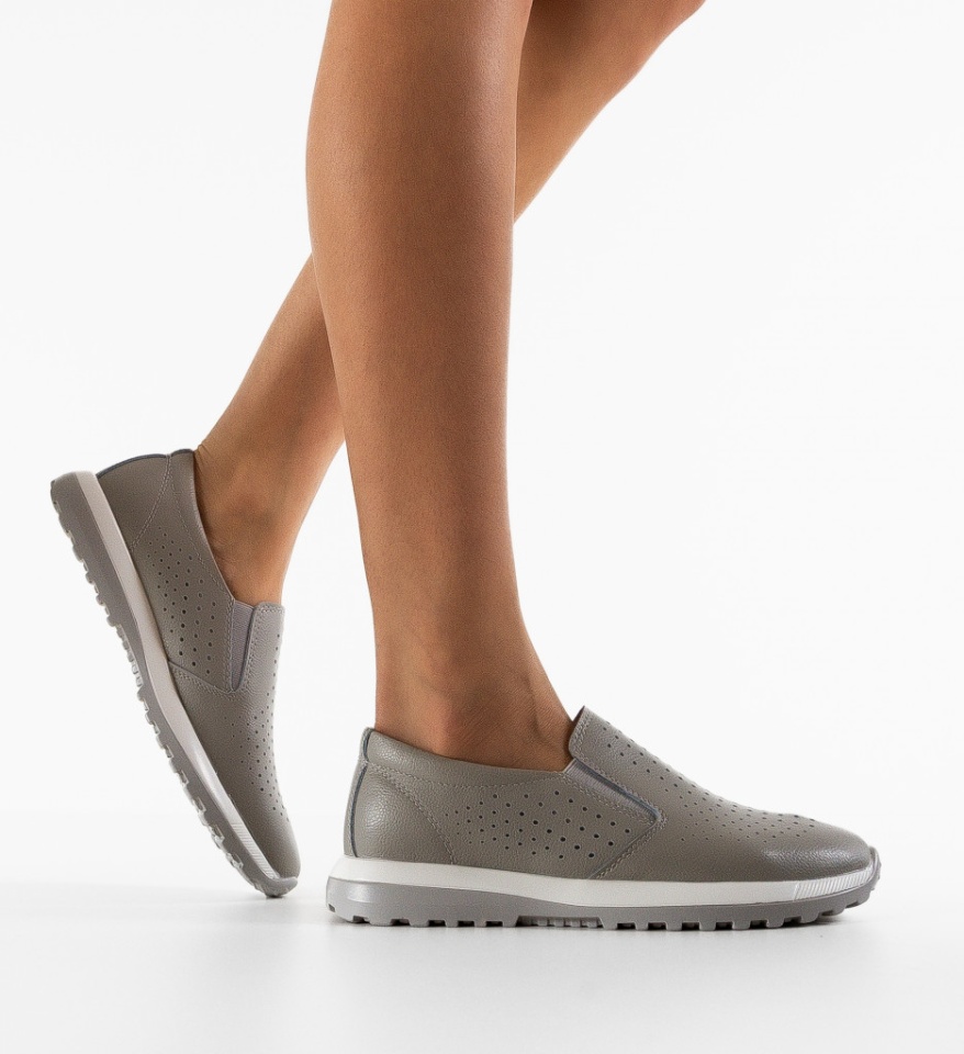 Pantofi Casual Damaris Gri - Img 6