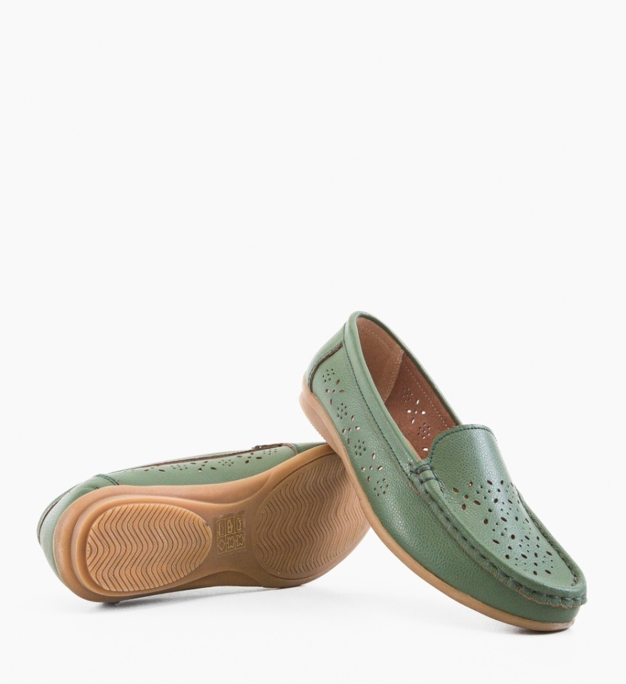 Pantofi Casual Debar Verzi 2 - Img 2