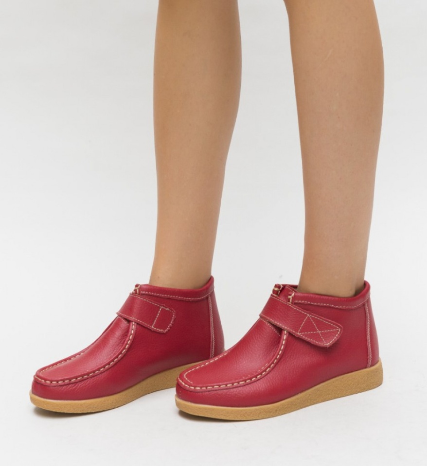 Pantofi Casual Debir Rosii - Img 10