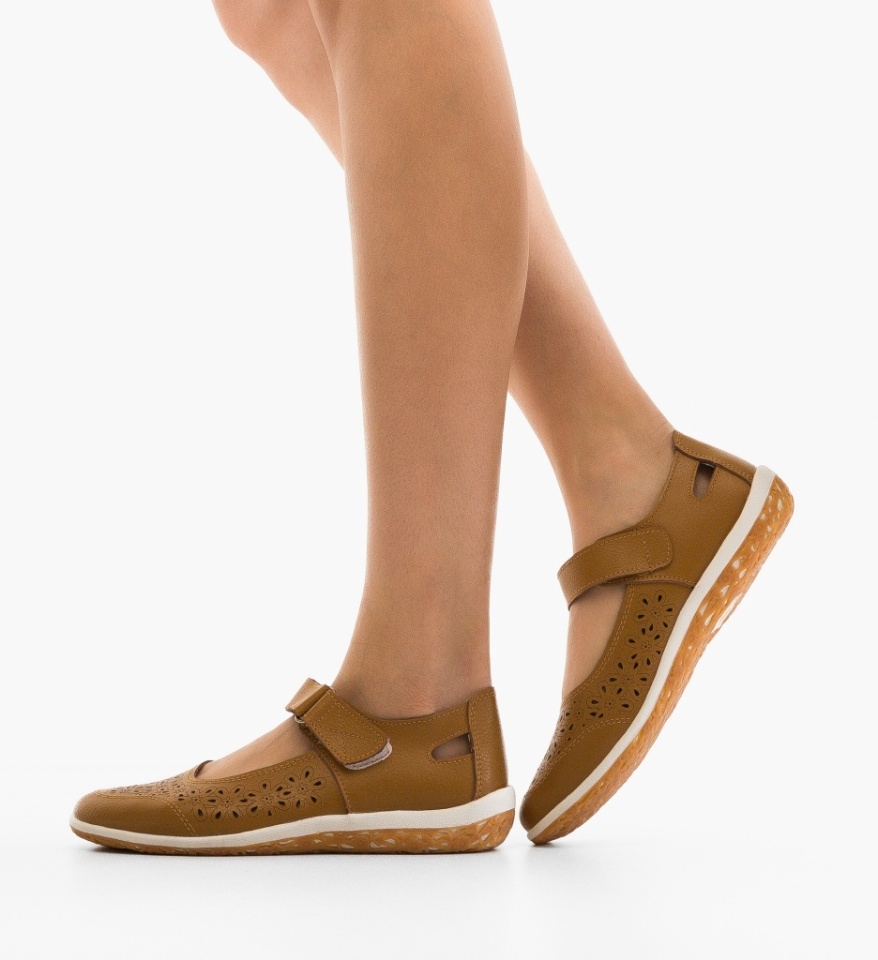 Pantofi Casual Fayvel Camel - Img 4