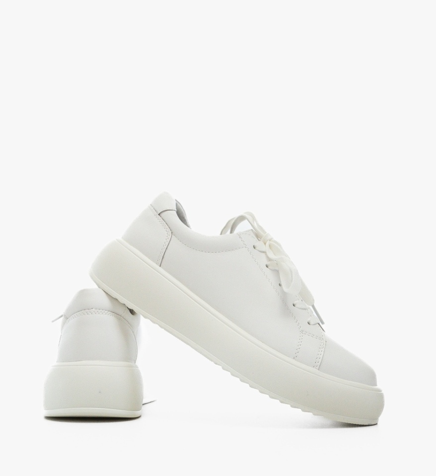 Pantofi Casual Floray Albi - Img 4