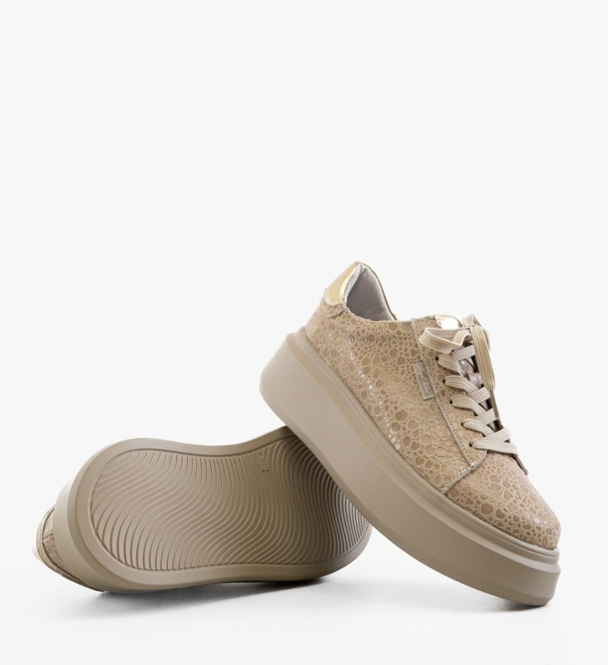 Pantofi Casual Ganey Bej 2 - Img 7