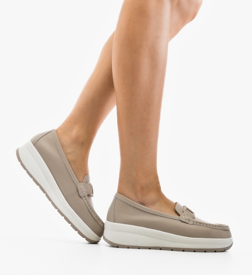 Pantofi Casual Gary Gri - Img 3
