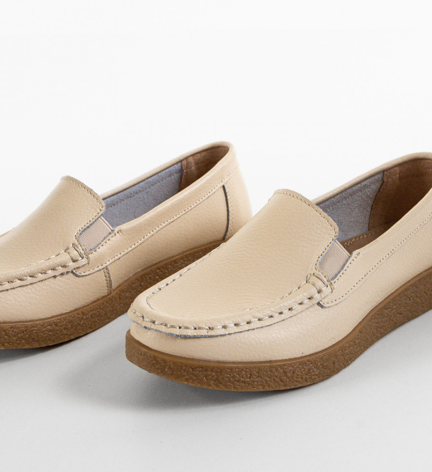 Pantofi Casual Givy Bej - Img 3