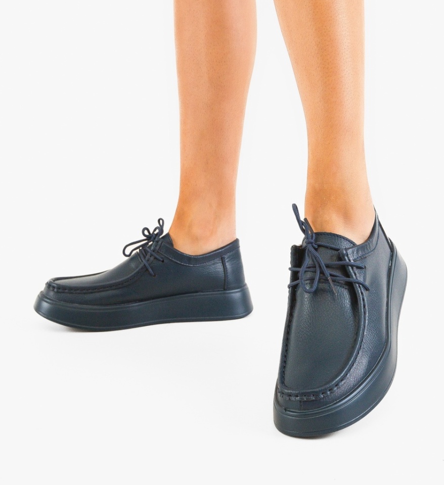 Pantofi Casual Haney Bleumarin - Img 7