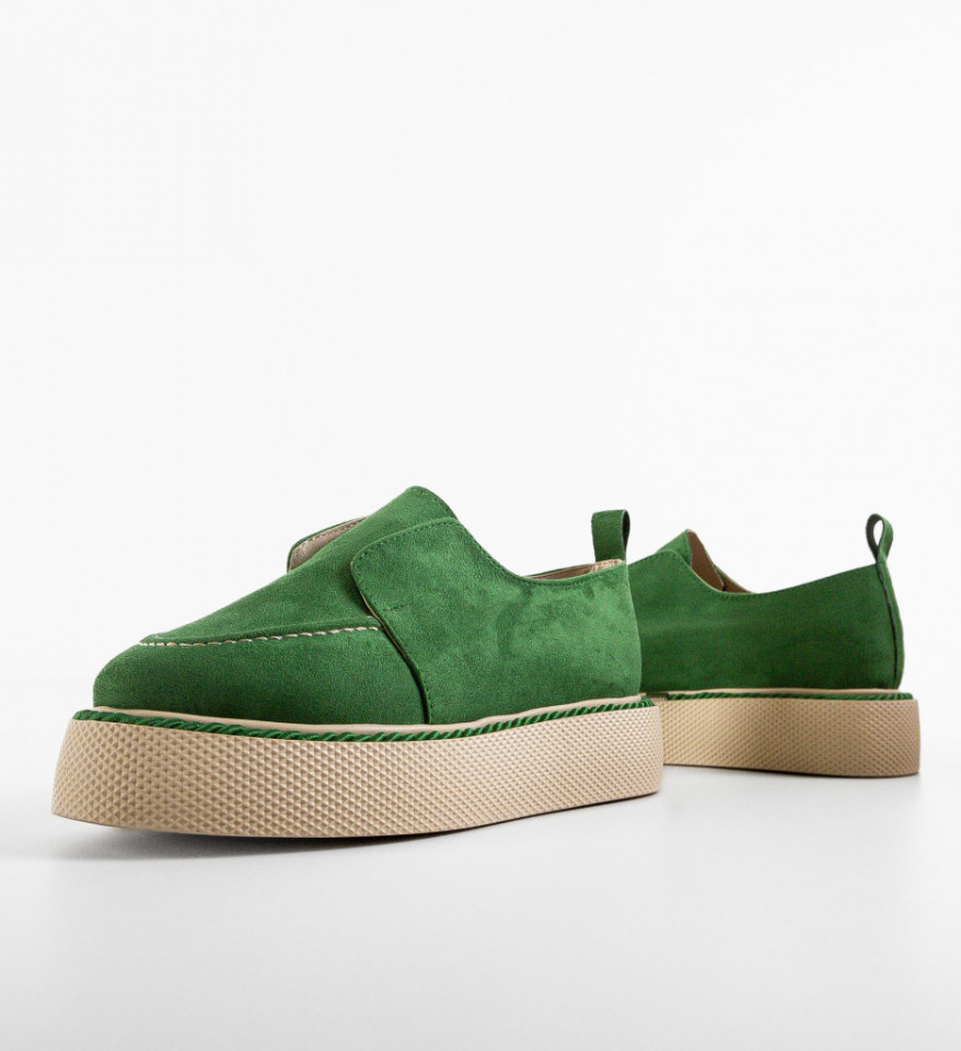 Pantofi Casual Hayter Verzi - Img 2