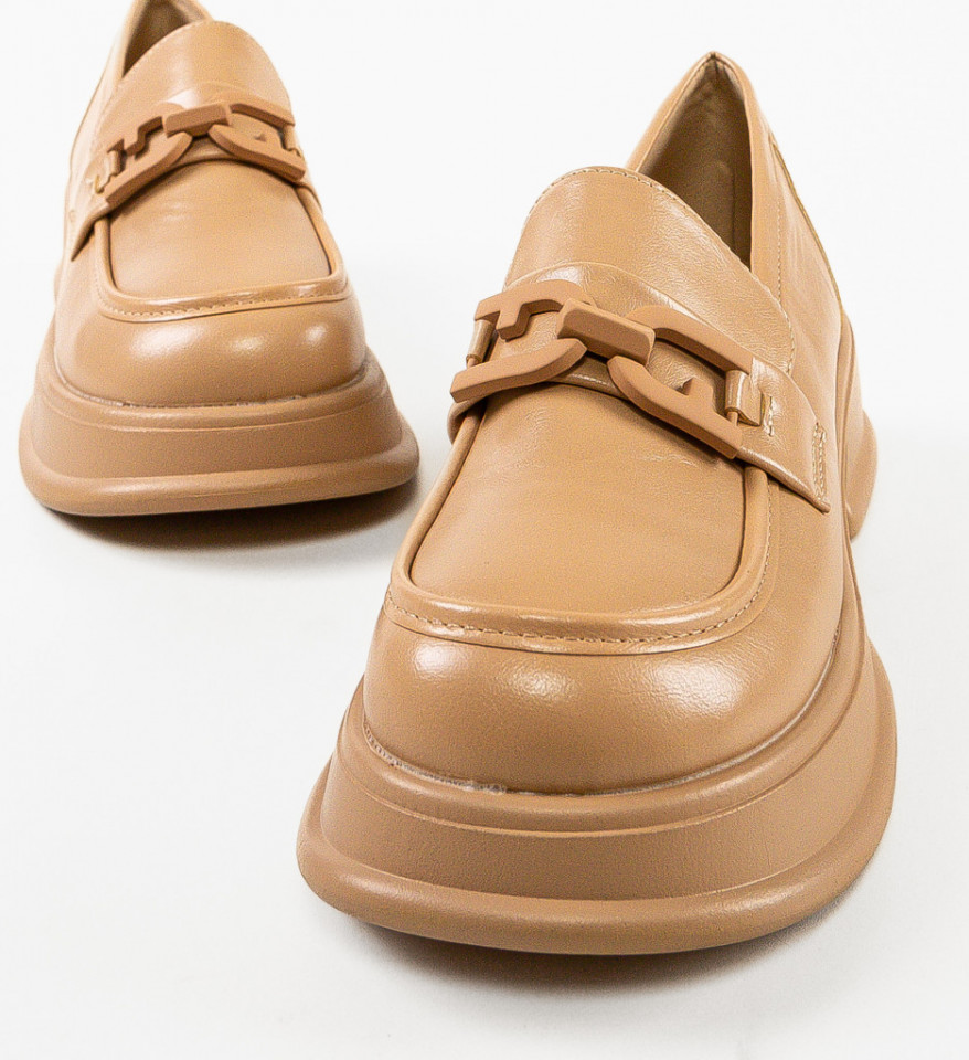 Pantofi Casual Herek Bej - Img 3