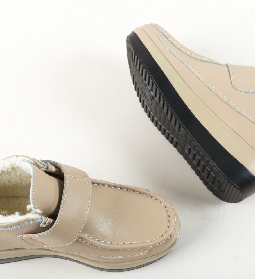 Pantofi Casual Jistry Bej - Img 2