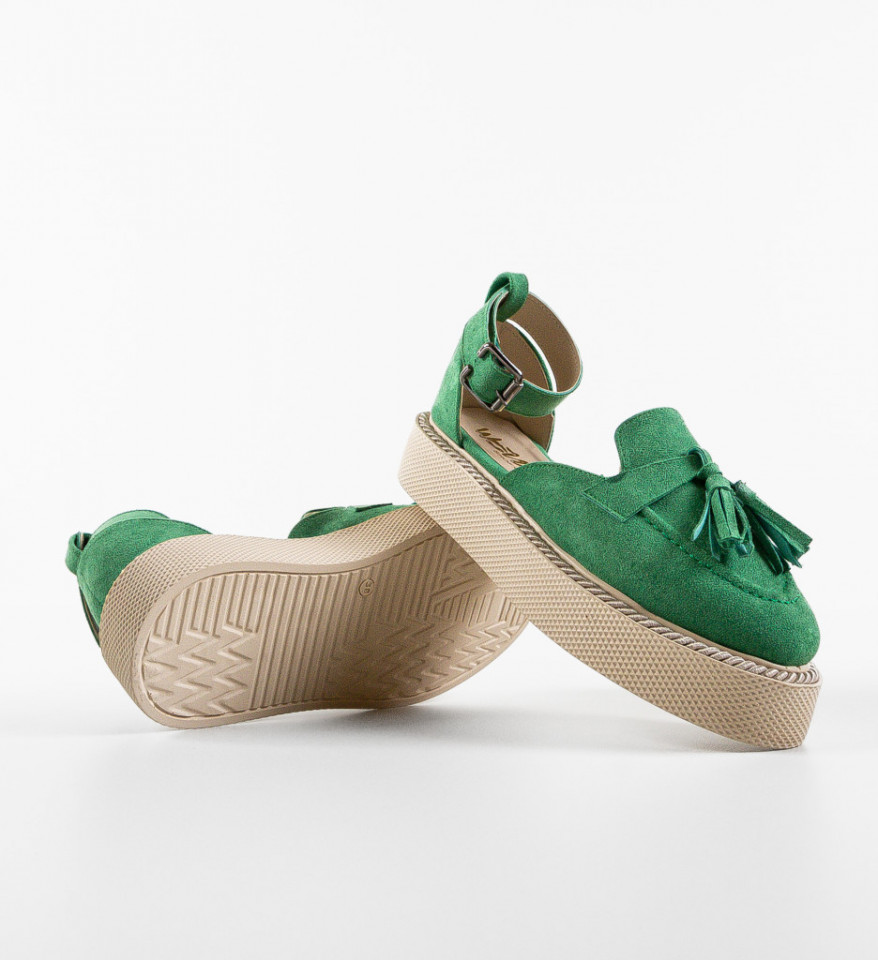 Pantofi Casual Kalin Verzi - Img 2