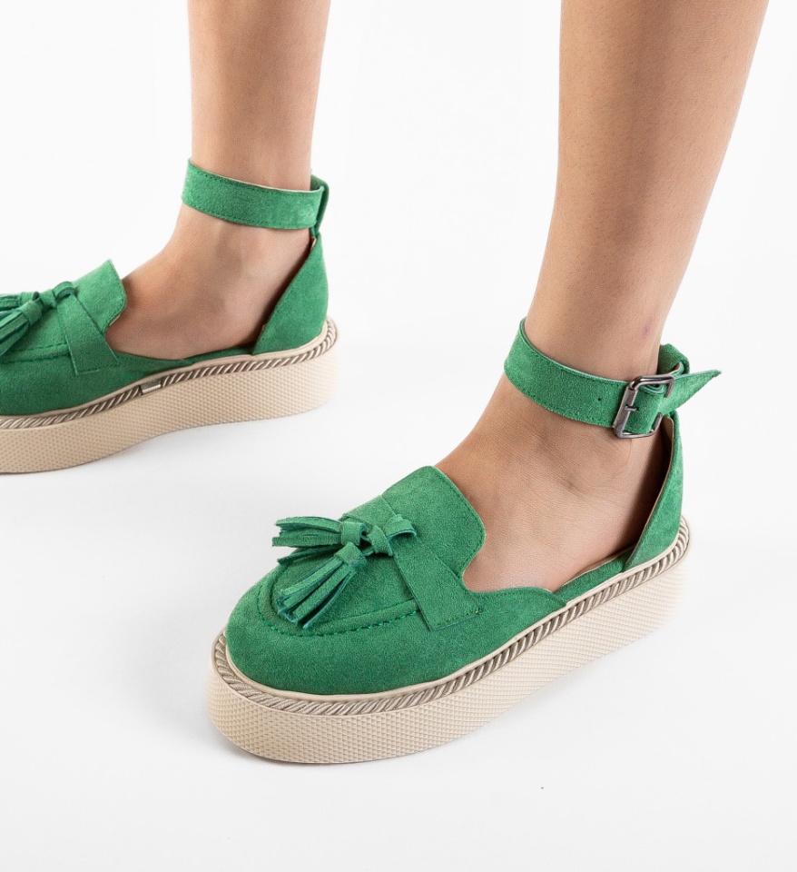Pantofi Casual Kalin Verzi - Img 5