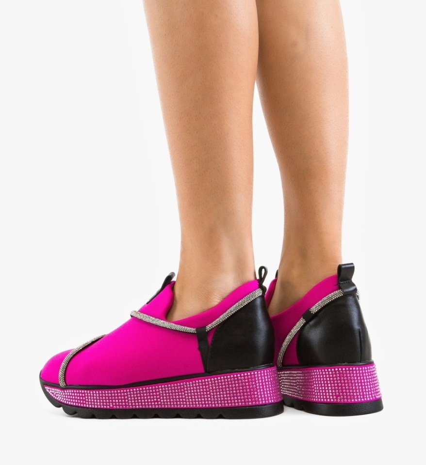 Pantofi Casual Kambe Fuchsia - Img 3