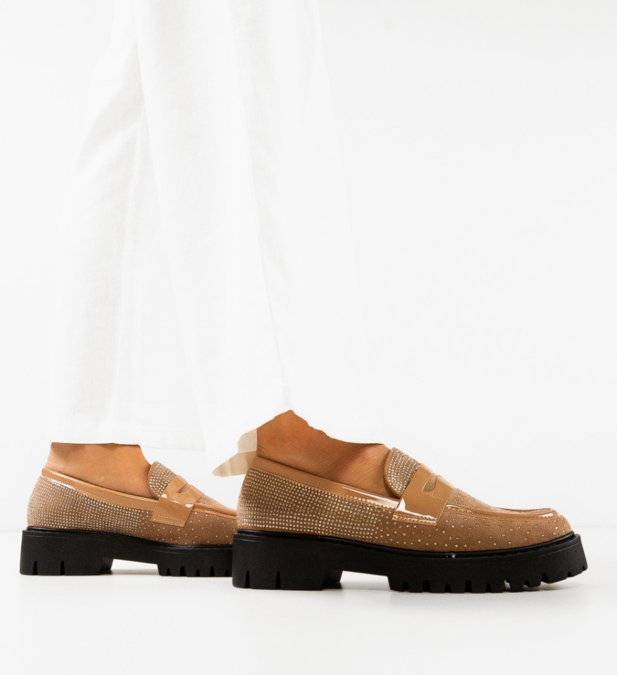 Pantofi Casual Kareem Bej - Img 7