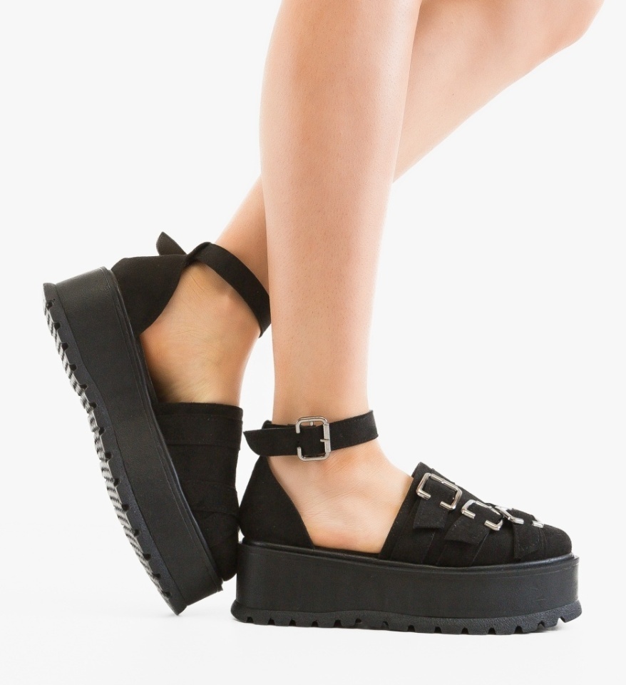 Pantofi Casual Koerel Negri - Img 2