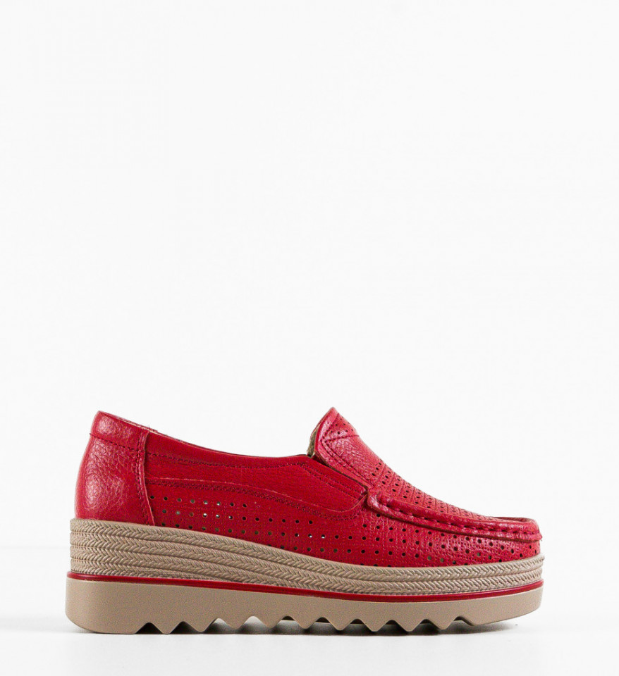 Pantofi Casual Krat Rosii - Img 2
