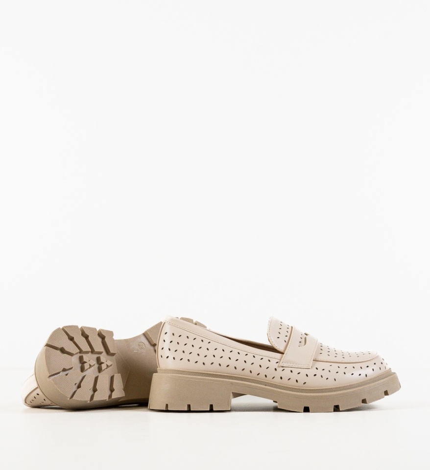 Pantofi Casual Krato Bej - Img 2