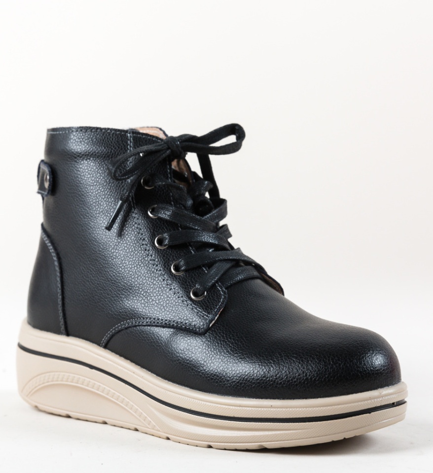 Pantofi Casual Lakiob Negri - Img 2