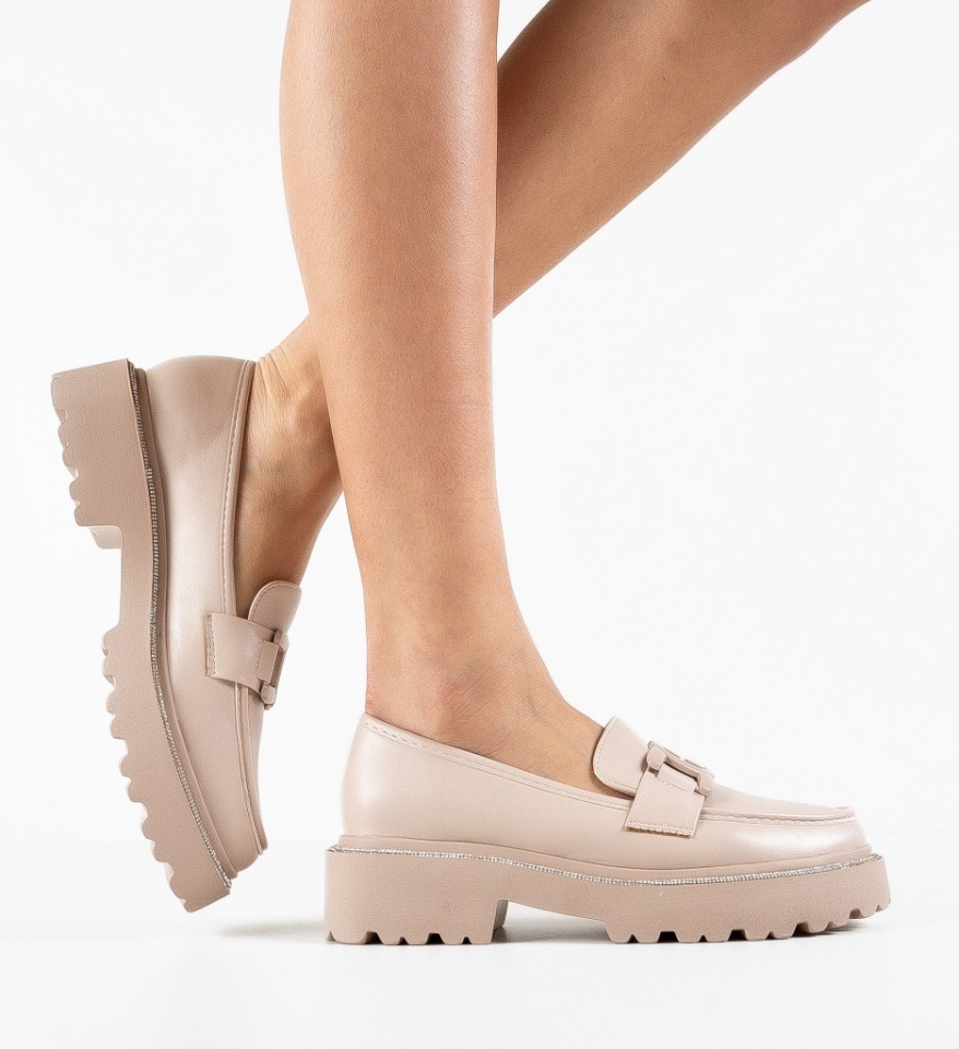 Pantofi Casual Layton Bej - Img 6