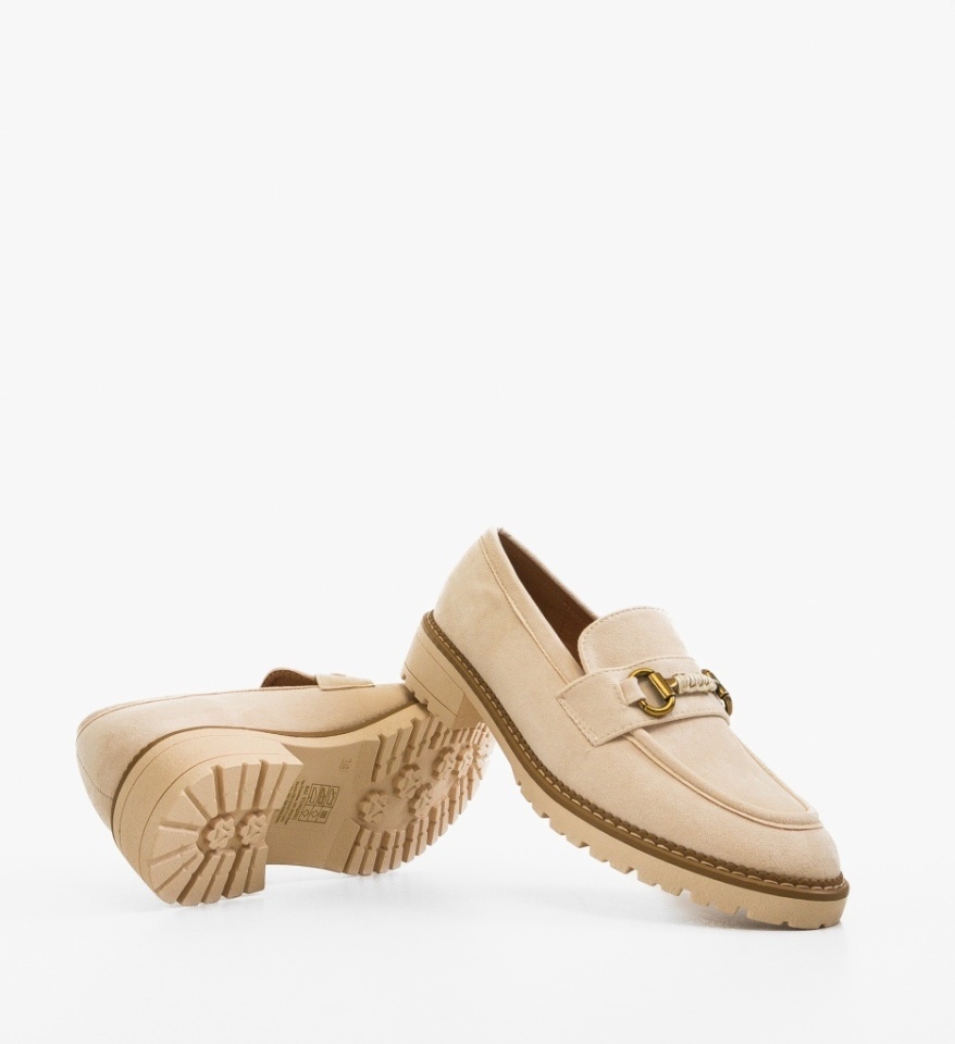 Pantofi Casual Londrey Bej - Img 3