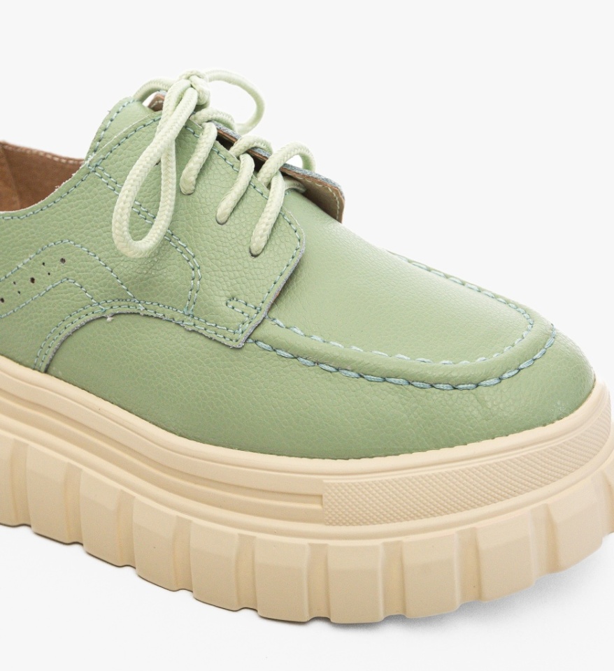 Pantofi Casual Loprem Verzi - Img 4