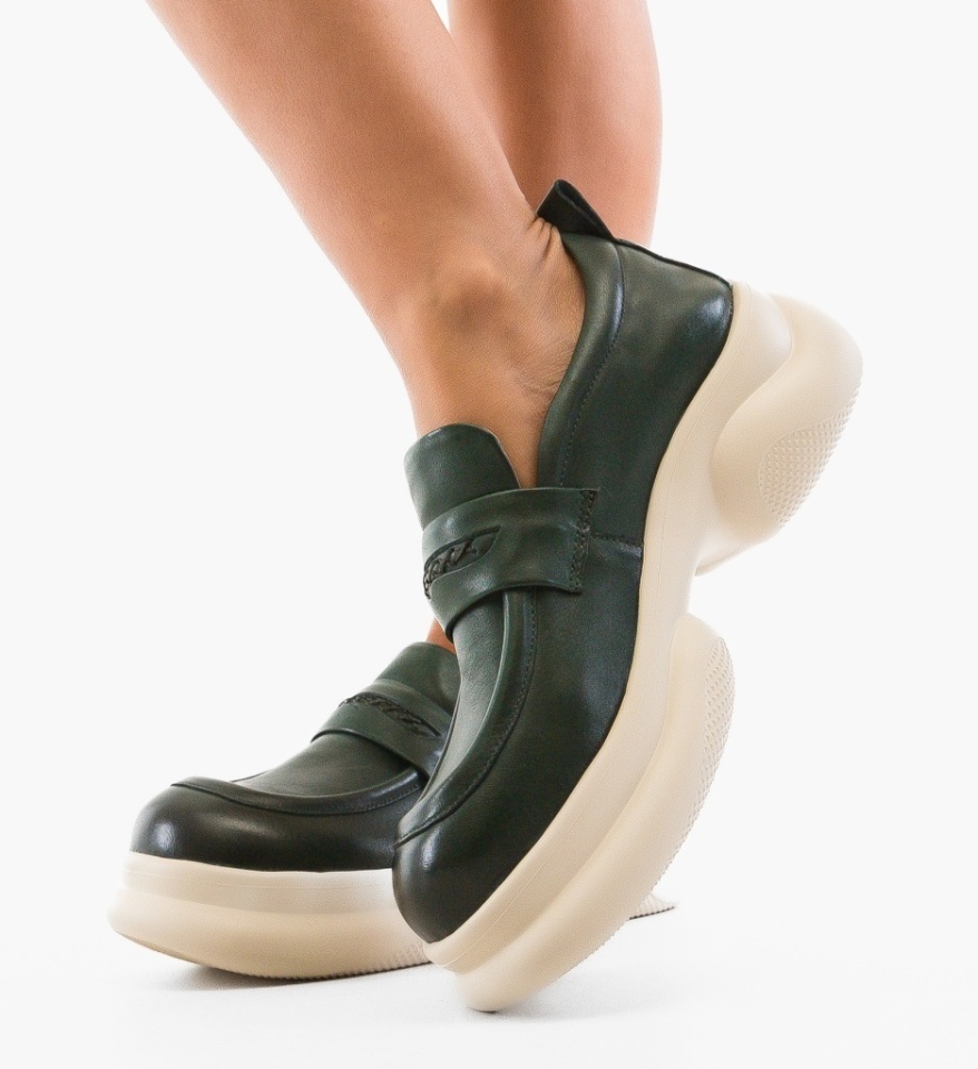 Pantofi Casual Lovre Verzi - Img 5