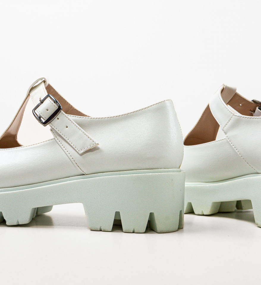 Pantofi Casual Lybon Albi - Img 4