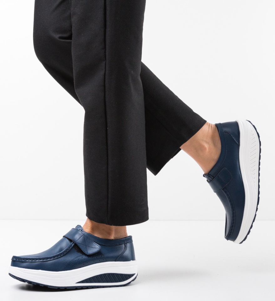 Pantofi Casual Marko Bleu - Img 11