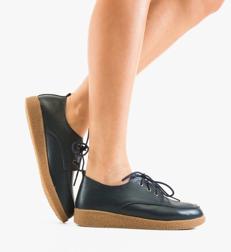 Pantofi Casual Maye Bleumarin - Img 4