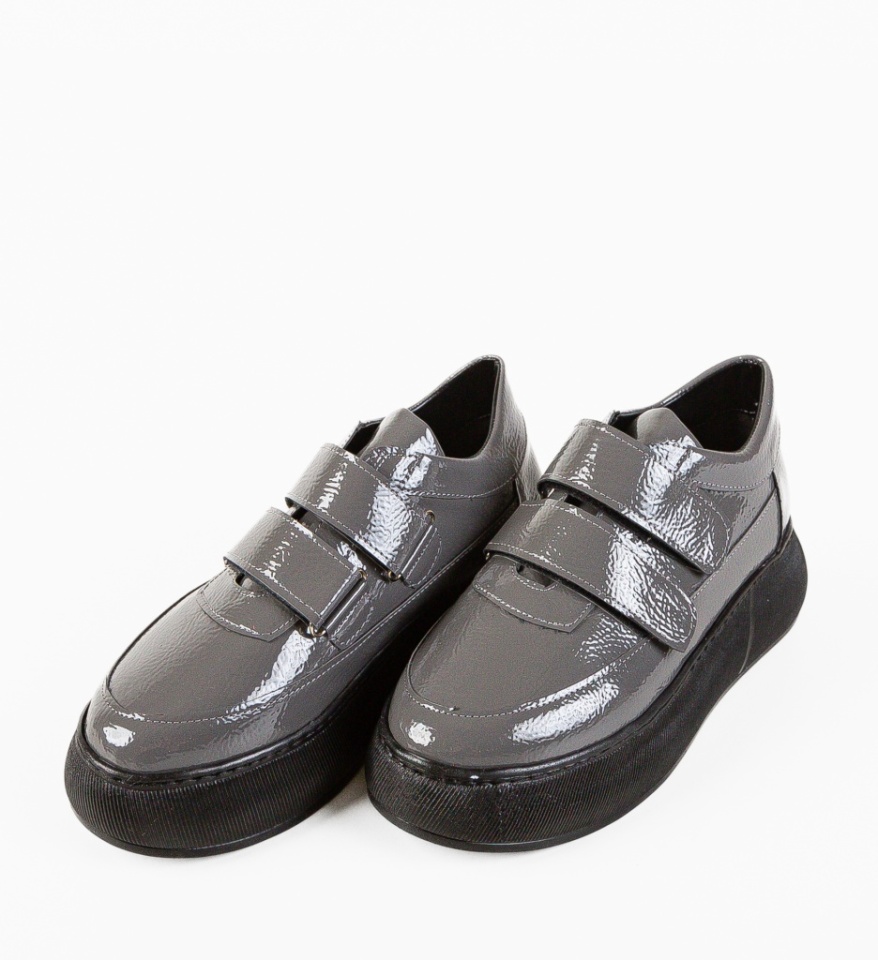 Pantofi Casual Mernera Gri - Img 4