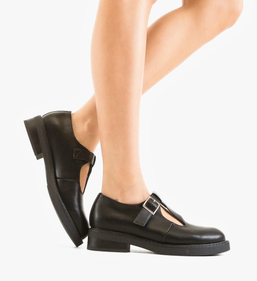 Pantofi Casual Moody Negri - Img 1