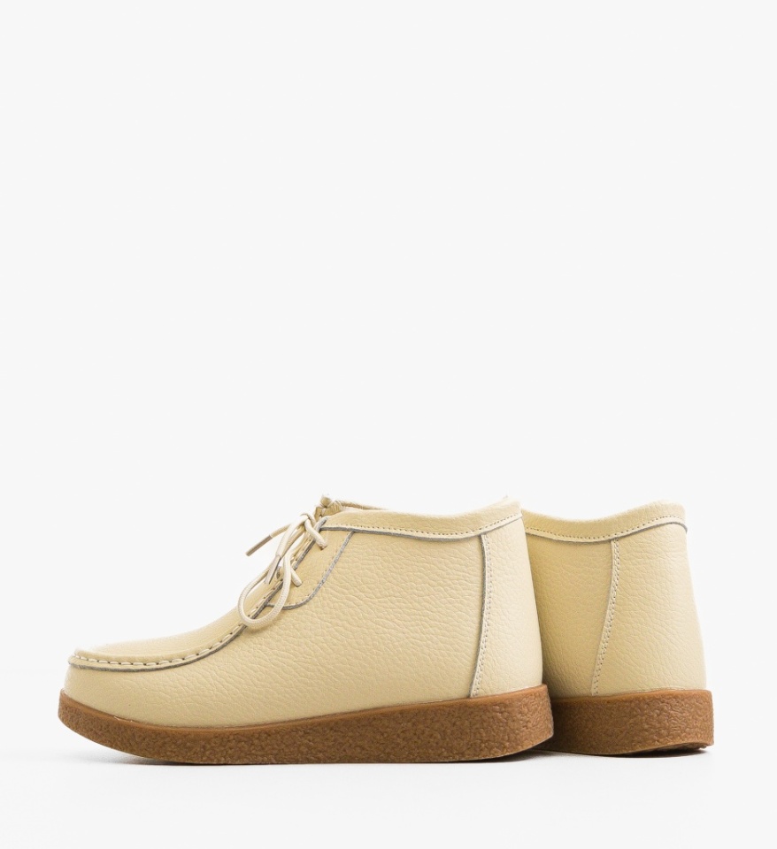 Pantofi Casual Munela Bej - Img 5