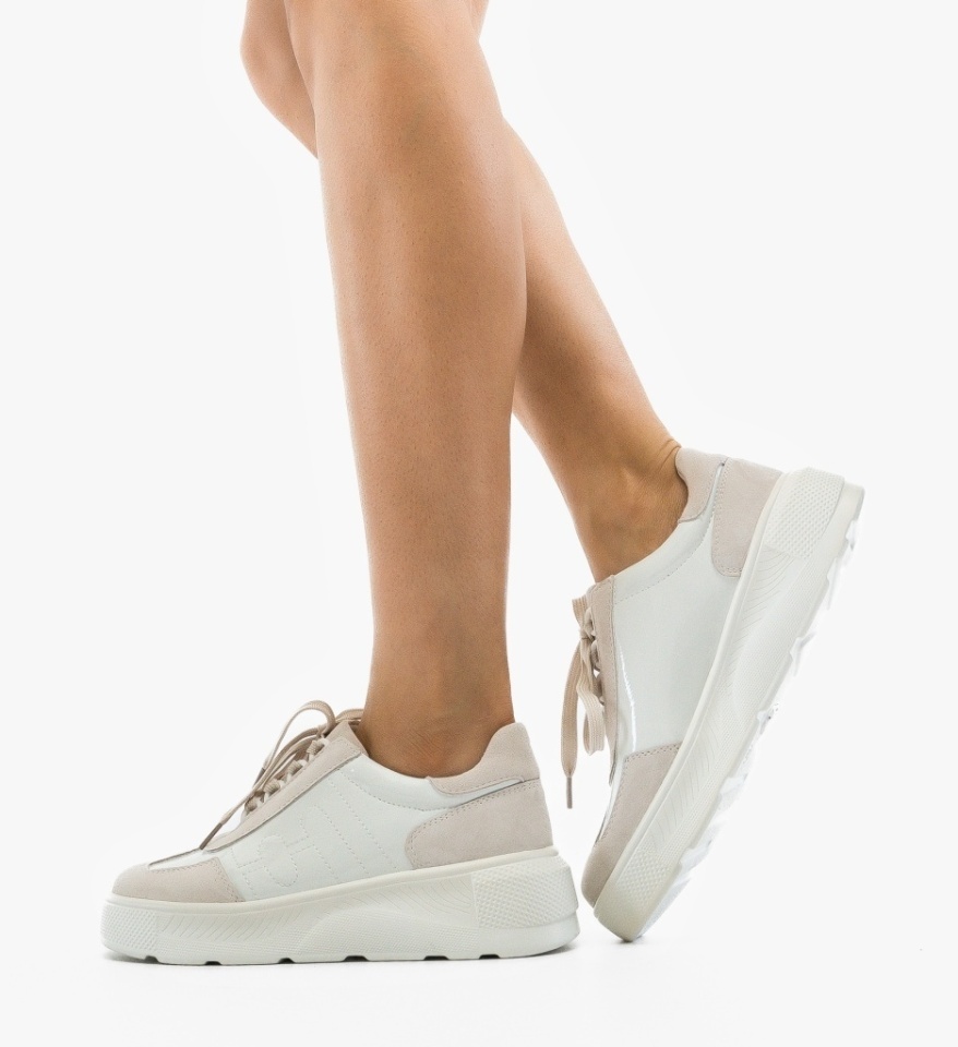 Pantofi Casual Mynbai Albi - Img 4