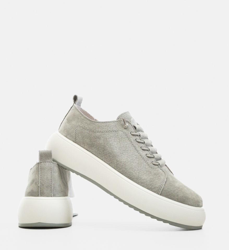 Pantofi Casual Neyn Gri - Img 3