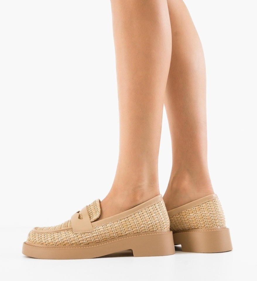 Pantofi Casual Nora Khaki - Img 5