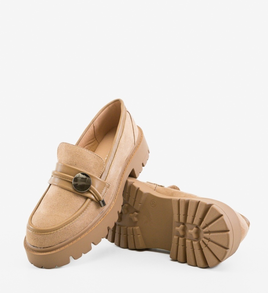 Pantofi Casual Nuritona Khaki - Img 2