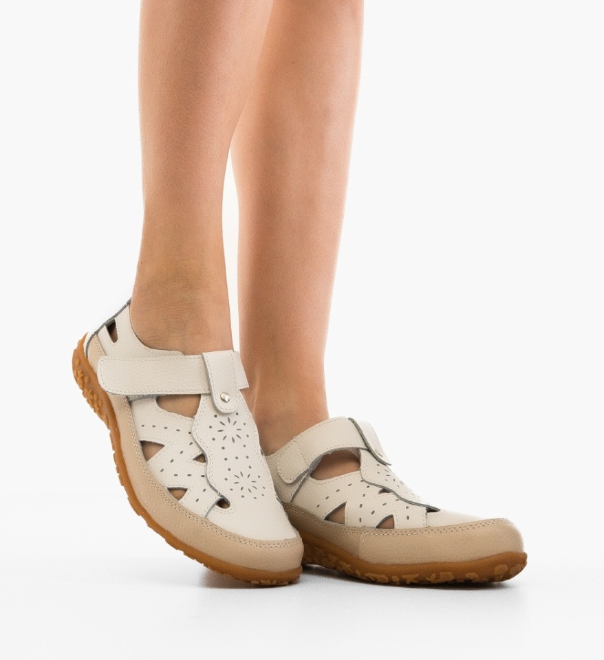 Pantofi Casual Pampy Bej - Img 4