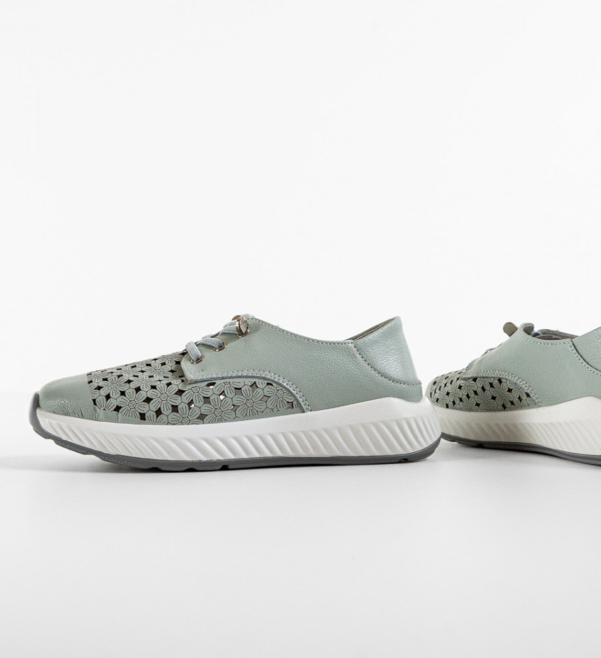 Pantofi Casual Radian Verzi - Img 3