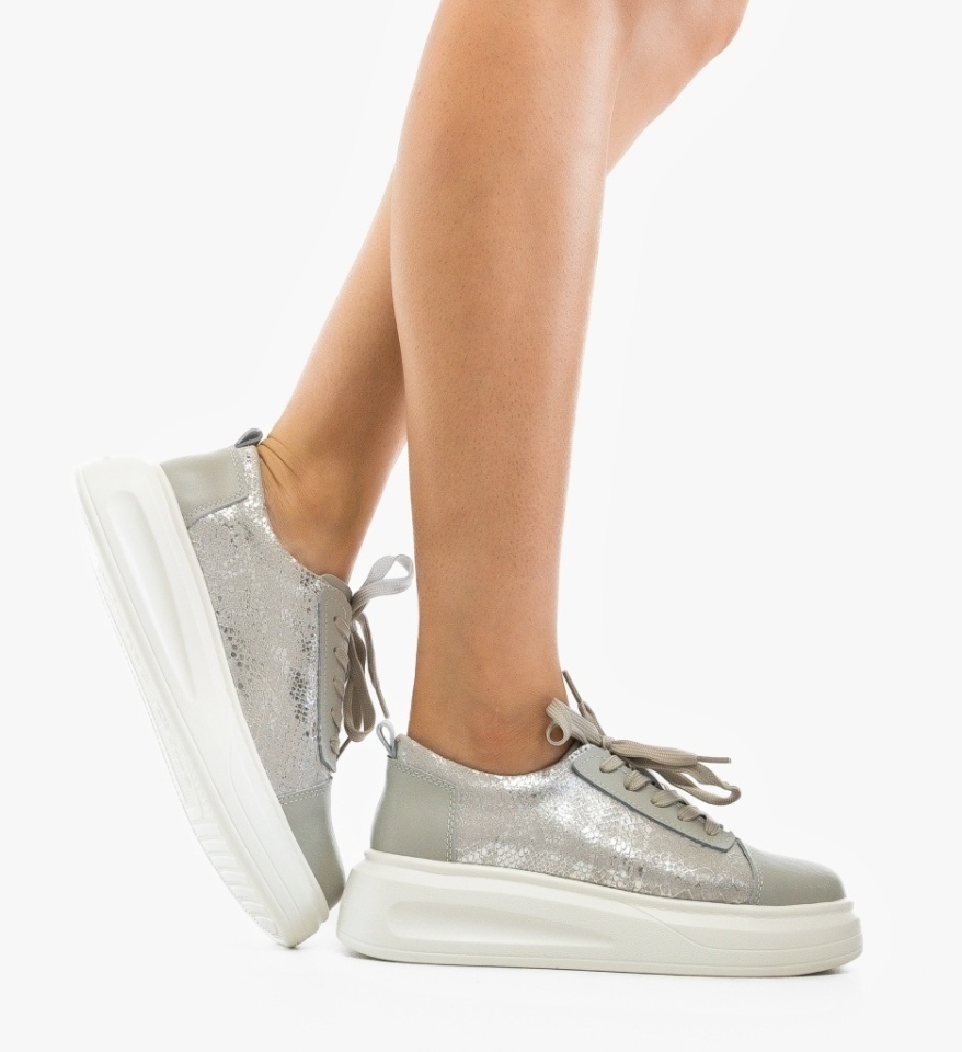 Pantofi Casual Rybu Gri - Img 6