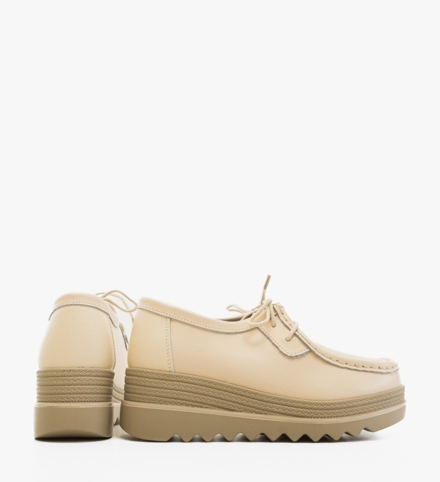 Pantofi Casual Sag Bej 3 - Img 3