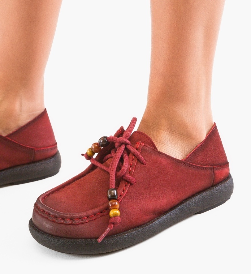 Pantofi Casual Salvor Rosii - Img 5