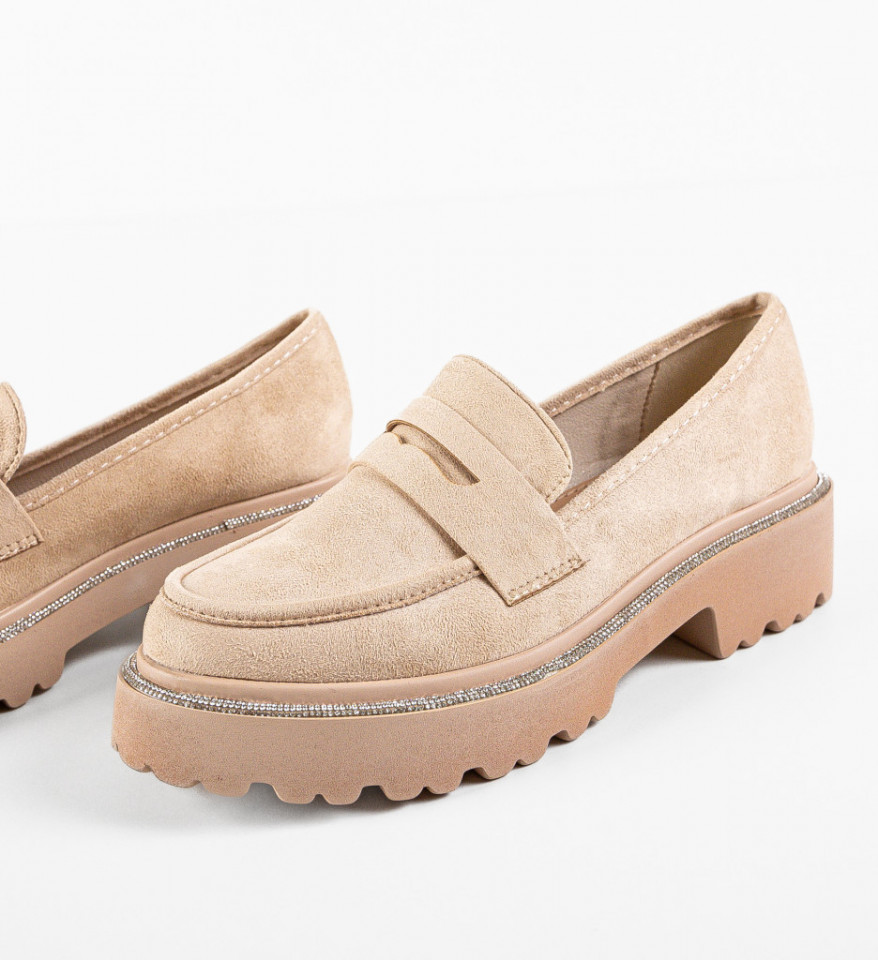 Pantofi Casual Sion Bej - Img 2