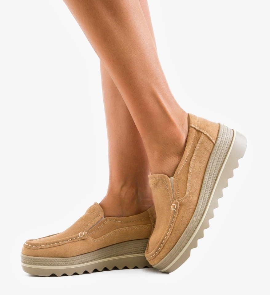 Pantofi Casual Smirno Bej 3 - Img 6