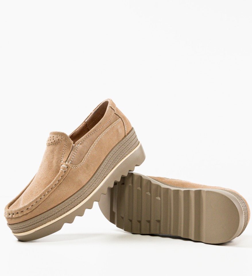 Pantofi Casual Smirno Bej - Img 10