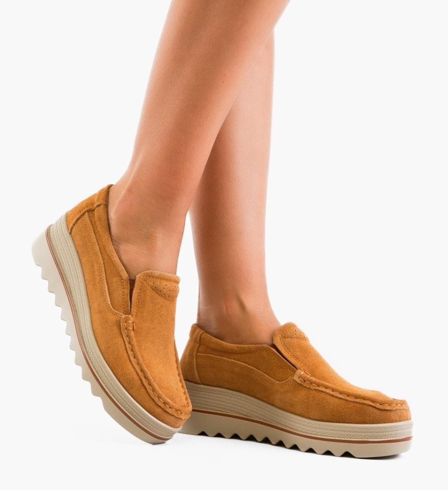Pantofi Casual Smirno Camel 2 - Img 4
