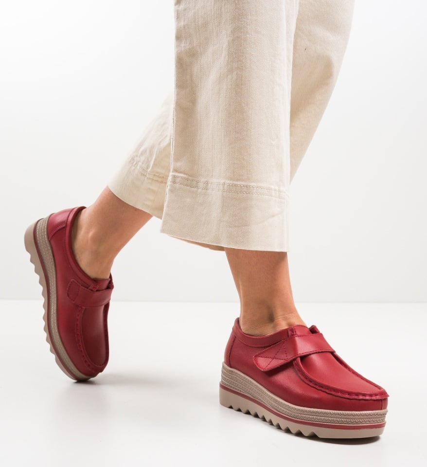 Pantofi Casual Straif Rosii - Img 6