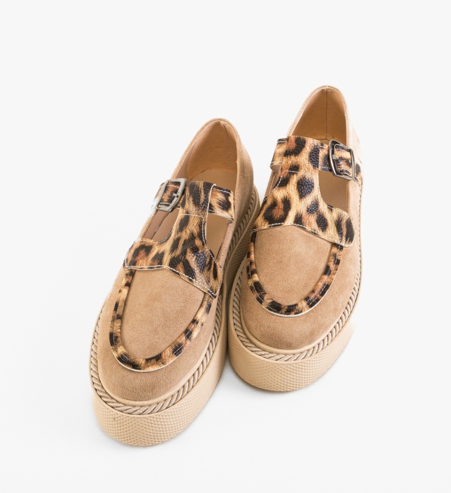 Pantofi Casual Teylar Bej - Img 2